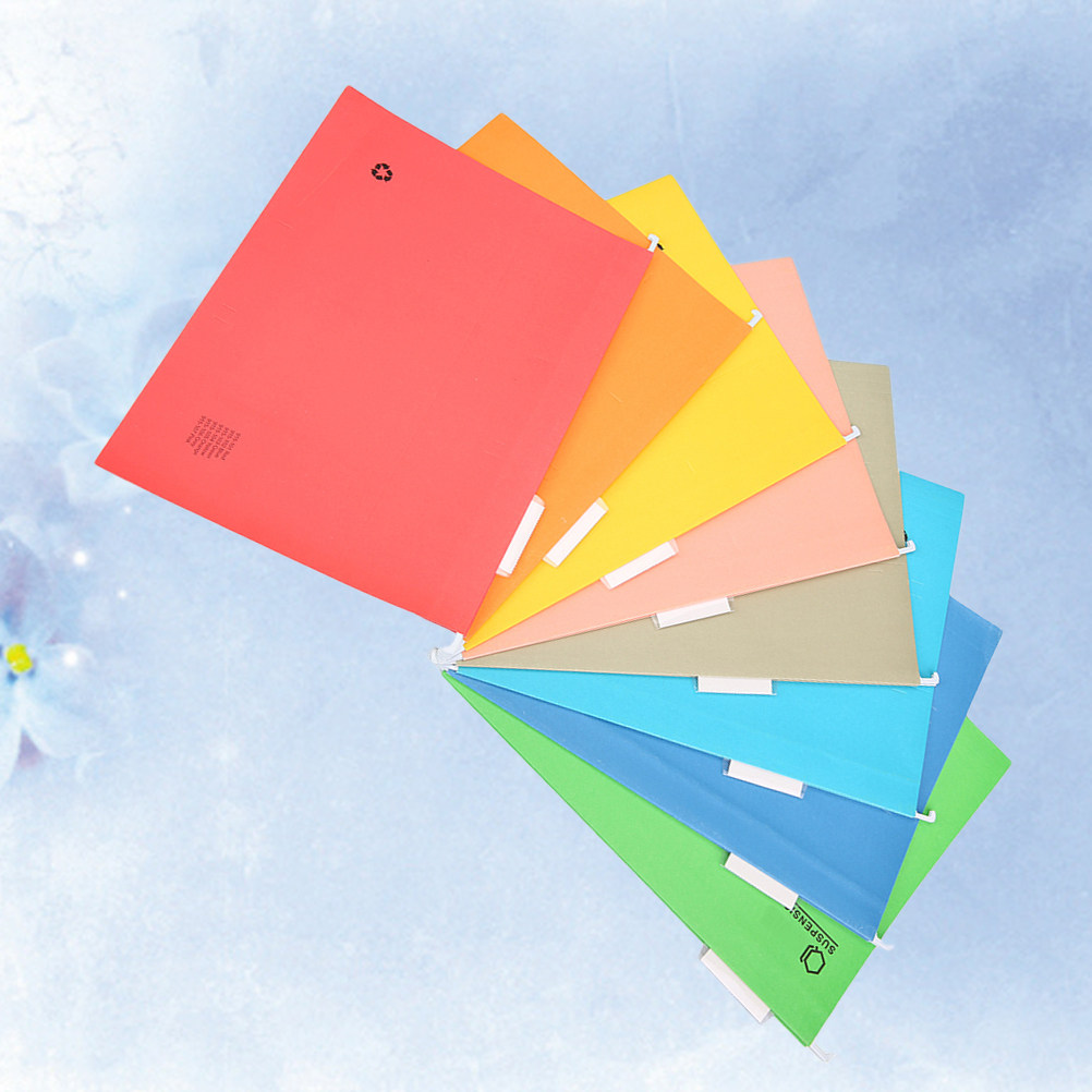 File Folder Hanging - 8Pcs Bright Color Hanging File Folders