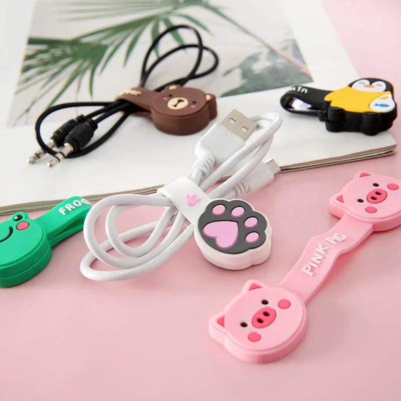 Bookmark Magnetic Clip - Magnetic Animals Cable Organizer Earbud Cord