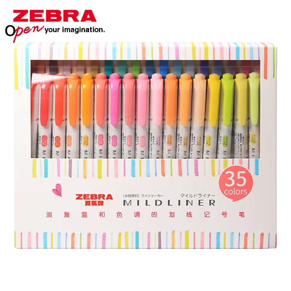 35 Color ZEBRA Mildliner Highl - đánh giá và giá Zebra Pen Mildliner