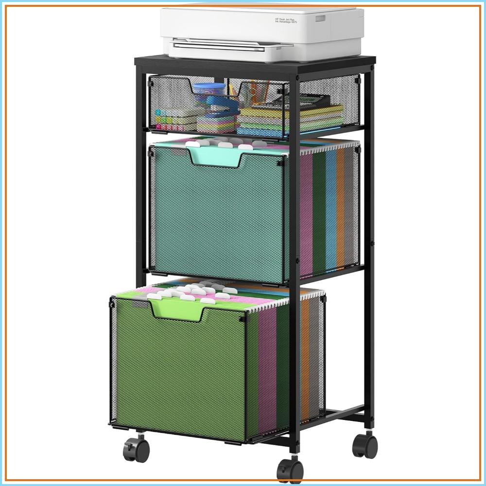 3 Drawer Mobile File Cabinet f - đánh giá và giá File Folder Hanging