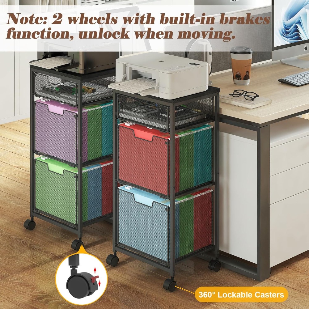 3 Drawer Mobile File Cabinet f - đánh giá và giá File Folder Hanging