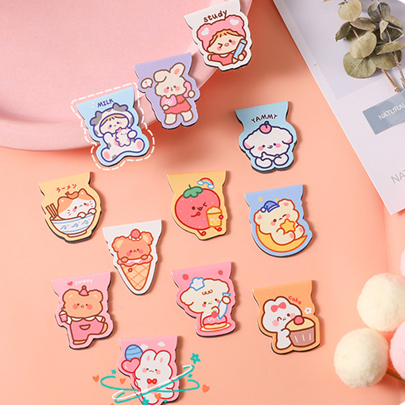 5pcs Cute Cartoon Bear Magneti - đánh giá và giá Bookmark Magnetic Clip