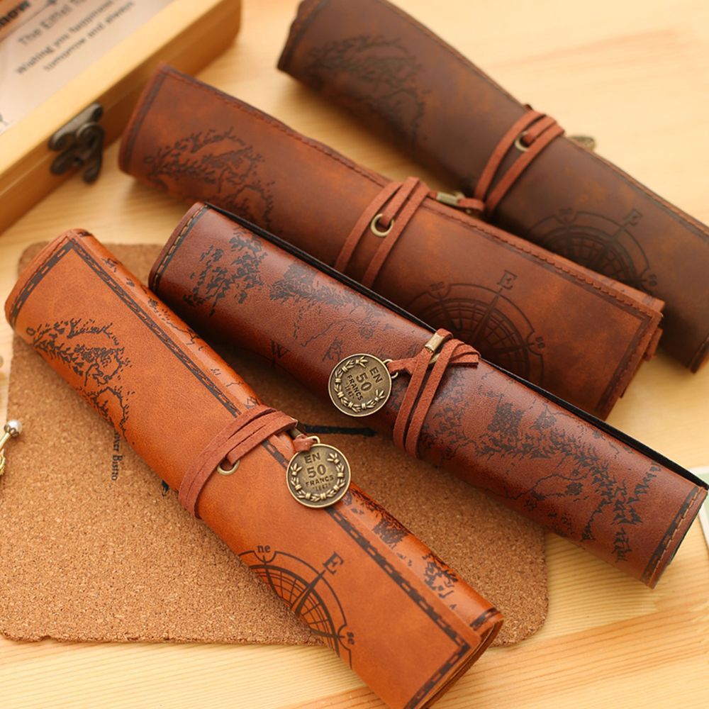 Fashion Roll Vintage Retro Pen - đánh giá và giá Pen Pouch Roll