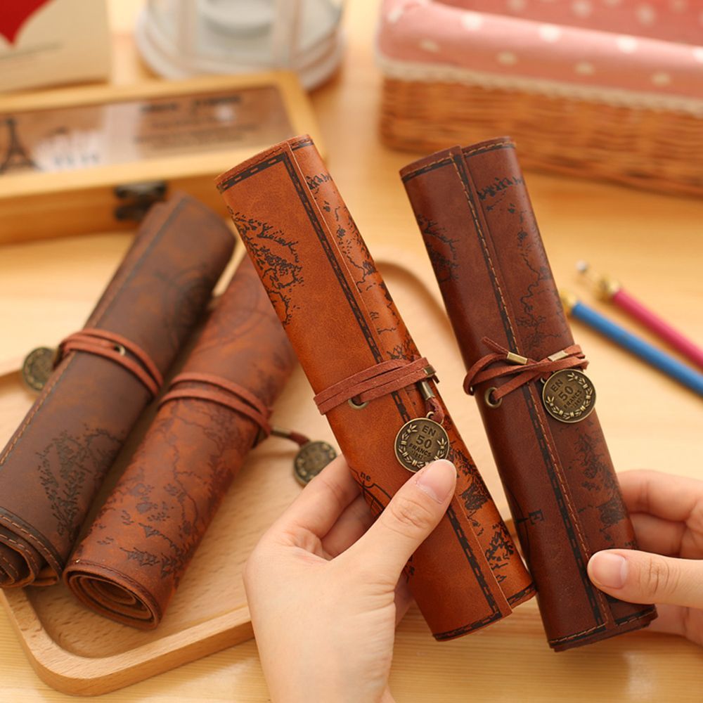 Fashion Roll Vintage Retro Pen - đánh giá và giá Pen Pouch Roll
