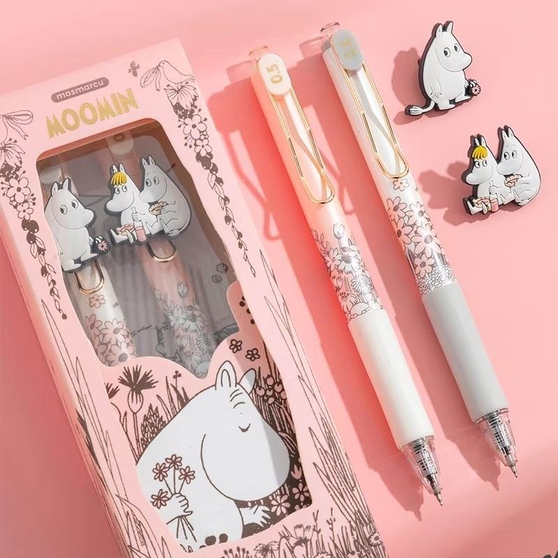 Moomin Cute Retractable Gel Pe - đánh giá và giá Stationery Office