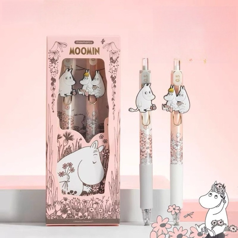 Moomin Cute Retractable Gel Pe - đánh giá và giá Stationery Office