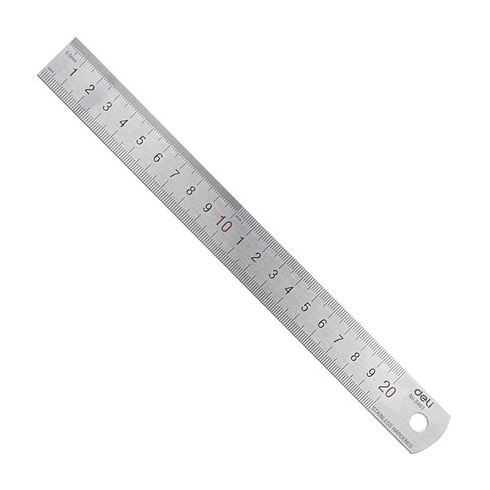 Deli 20cm Stainless Steel Meta - đánh giá và giá Stationery And Office Supply Stores