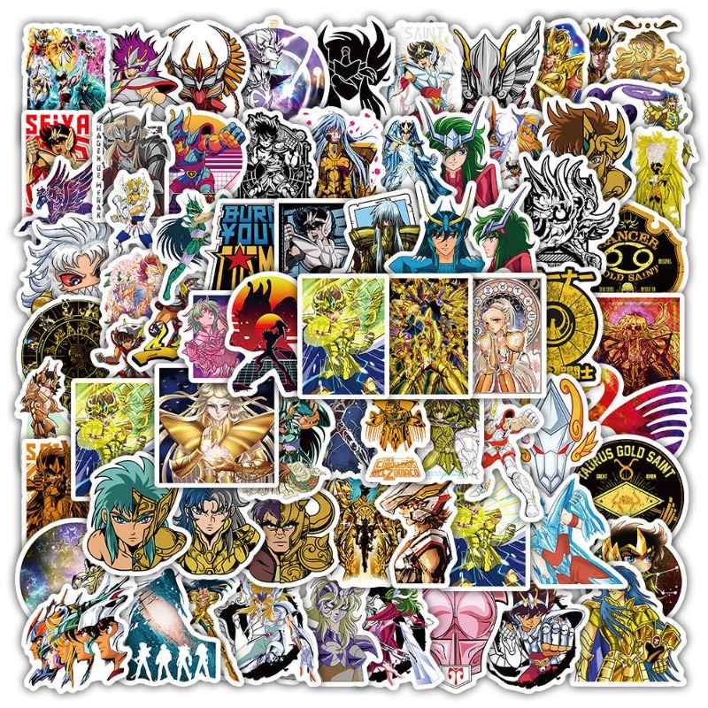 101Pcs Saint Seiya Anime Stick - đánh giá và giá Stationery Office