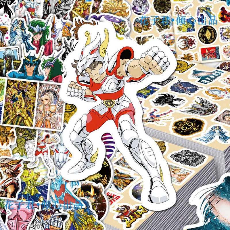 101Pcs Saint Seiya Anime Stick - đánh giá và giá Stationery Office