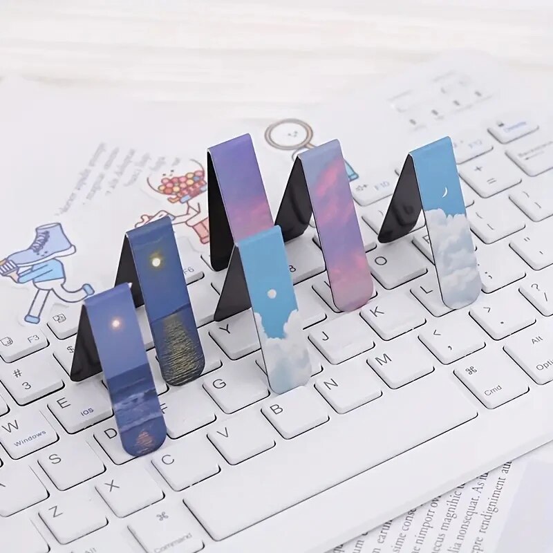 2Pcs Landscape Themed Magnetic - đánh giá và giá Bookmark Magnetic Clip