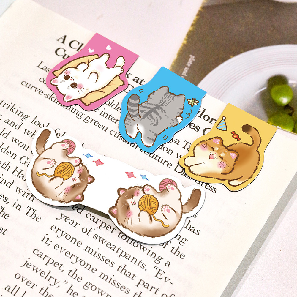 2Pcs/Set Cute Cat Magnetic Boo - đánh giá và giá Bookmark Magnetic Clip