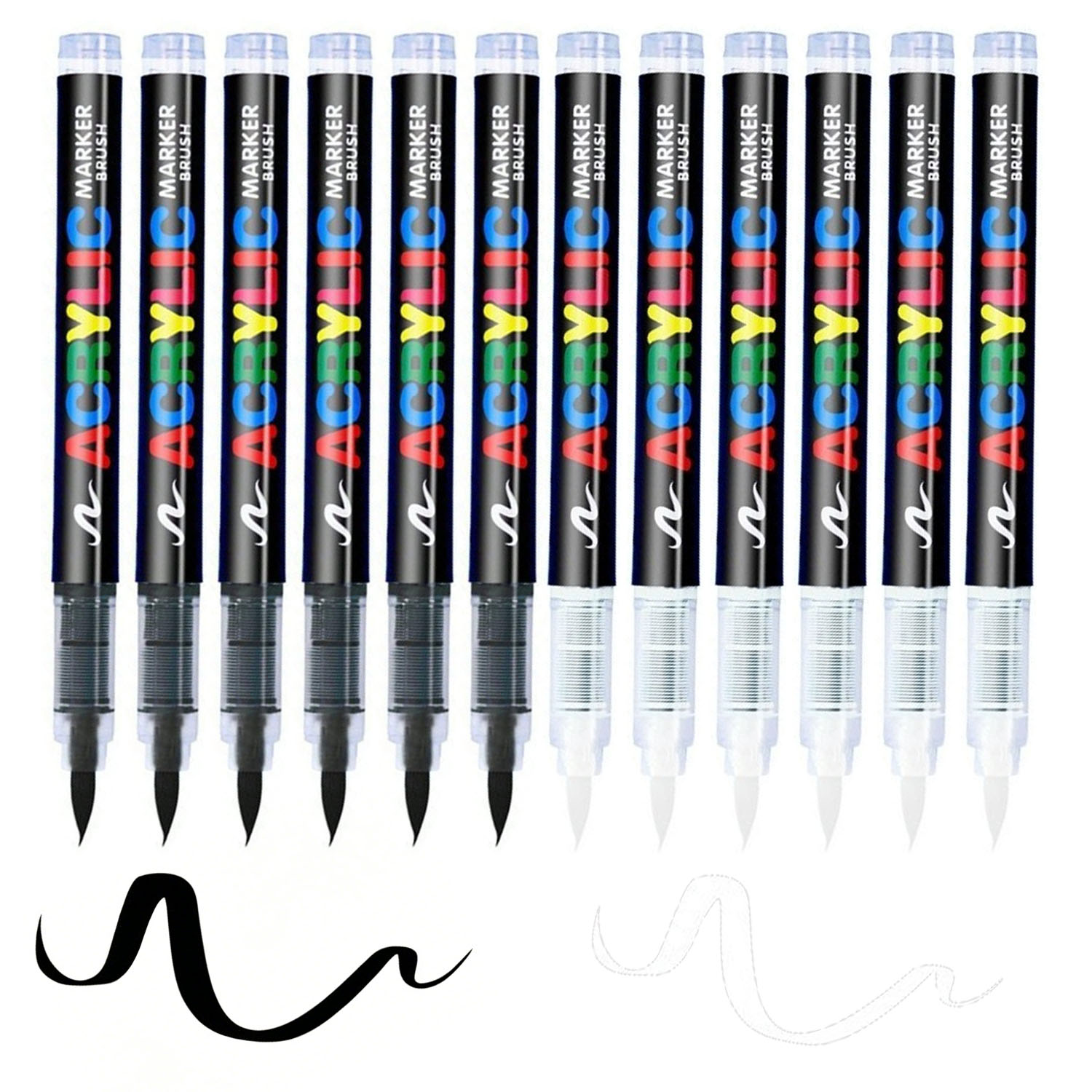 12 Pcs Black/White Premium Sof - đánh giá và giá Whiteboard Marker Set
