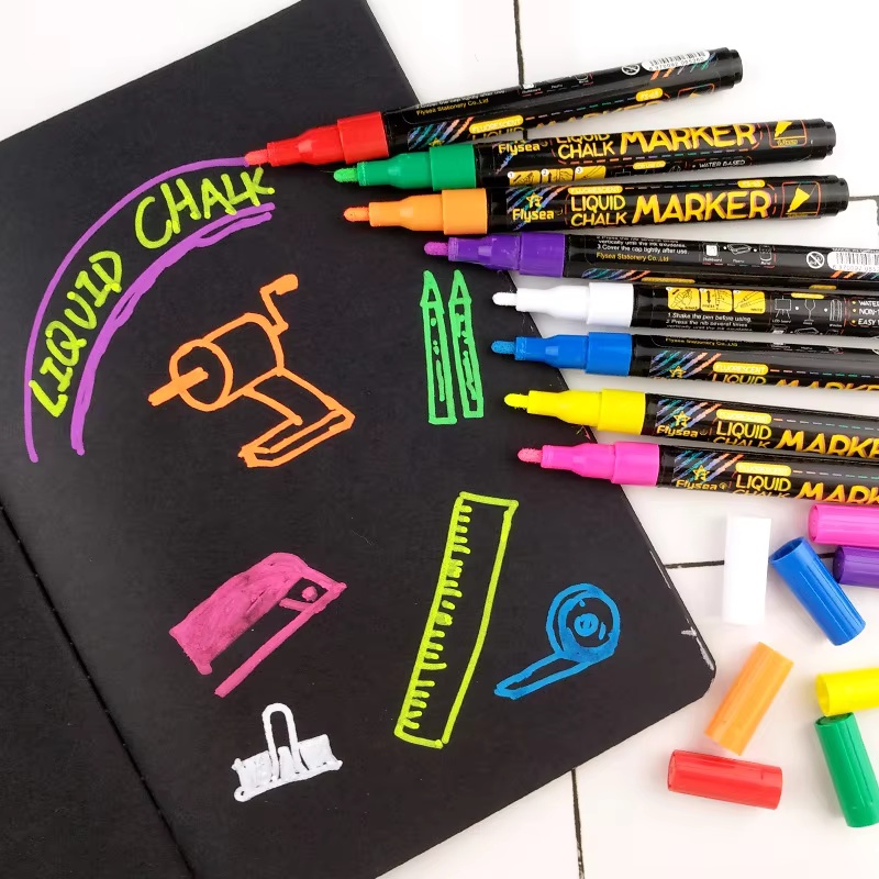 8 pcs Liquid Chalk Markers-Was - đánh giá và giá Whiteboard Marker Set