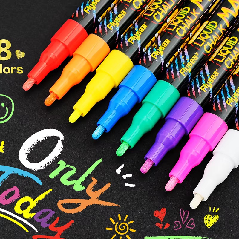 8 pcs Liquid Chalk Markers-Was - đánh giá và giá Whiteboard Marker Set