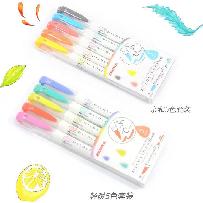 ZEBRA Mildliner Highlighters P - đánh giá và giá Zebra Pen Mildliner