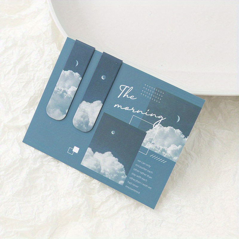 2pcs Landscape Themed Magnetic - đánh giá và giá Bookmark Magnetic Clip