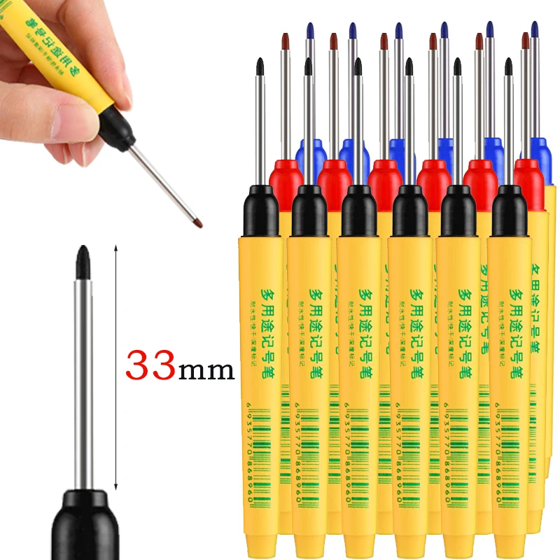 6pcs/set 33mm Red/Blue/Black L - đánh giá và giá Whiteboard Marker Set