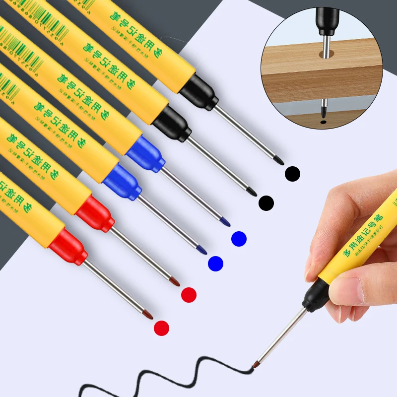 6pcs/set 33mm Red/Blue/Black L - đánh giá và giá Whiteboard Marker Set