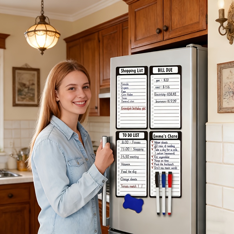 Magnetic Erasable Refrigerator - đánh giá và giá Whiteboard Marker Set