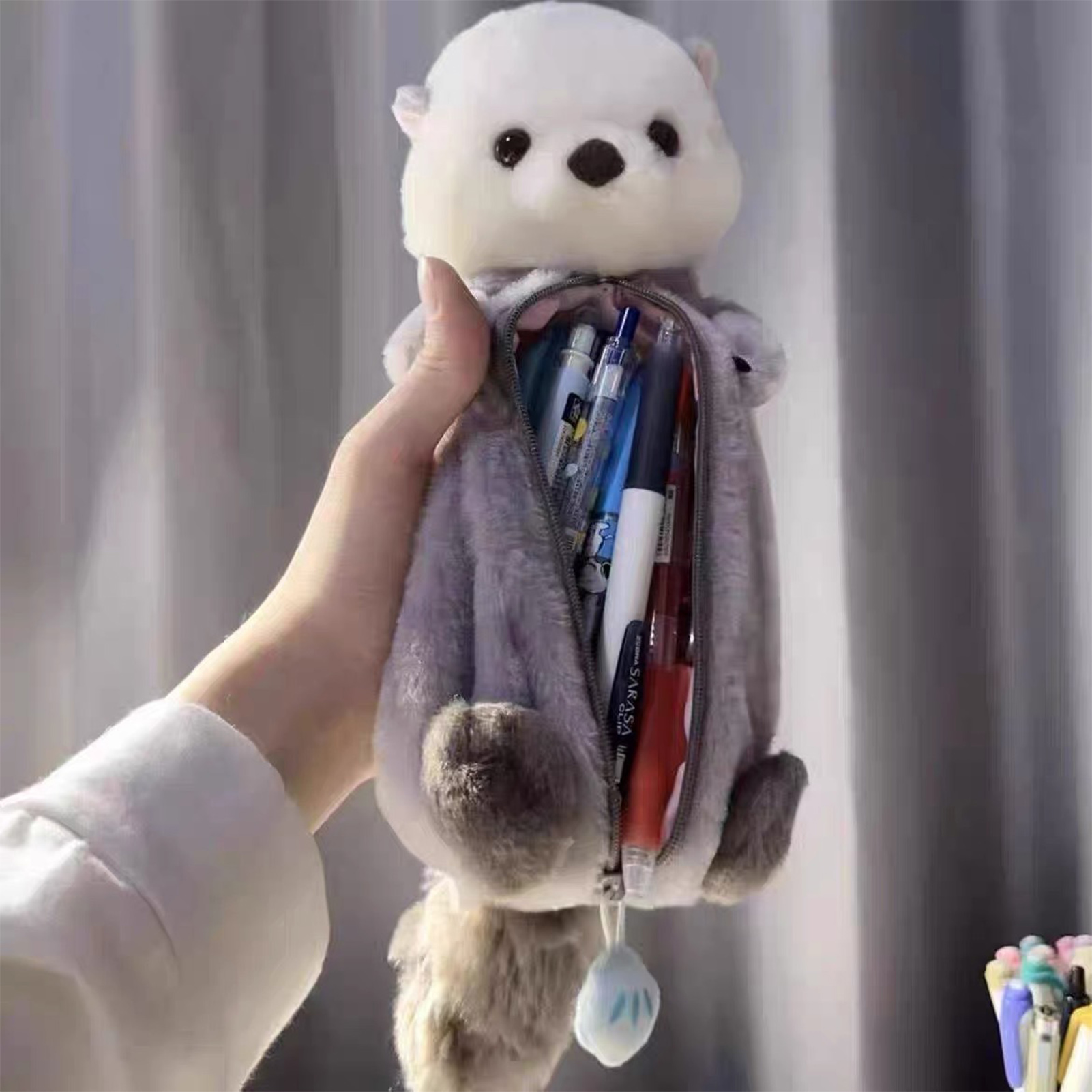 Creative Plush Toy Pencil Case - đánh giá và giá Stationery Supply