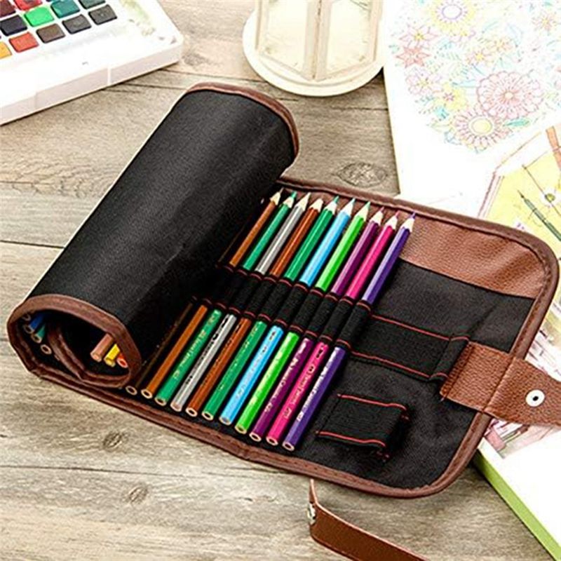BHBL 24 Slot Pencil Roll Up Ca - đánh giá và giá Pen Pouch Roll