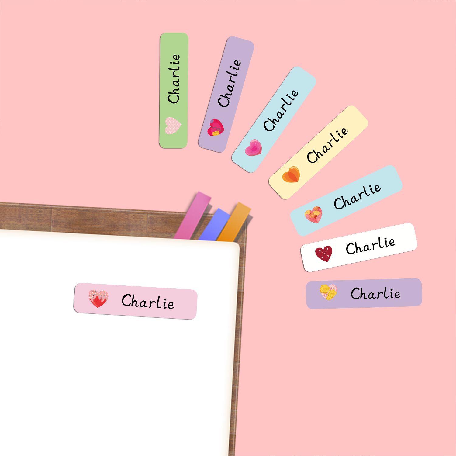 Personalized Heart Shape Name  - đánh giá và giá Stationery Supply