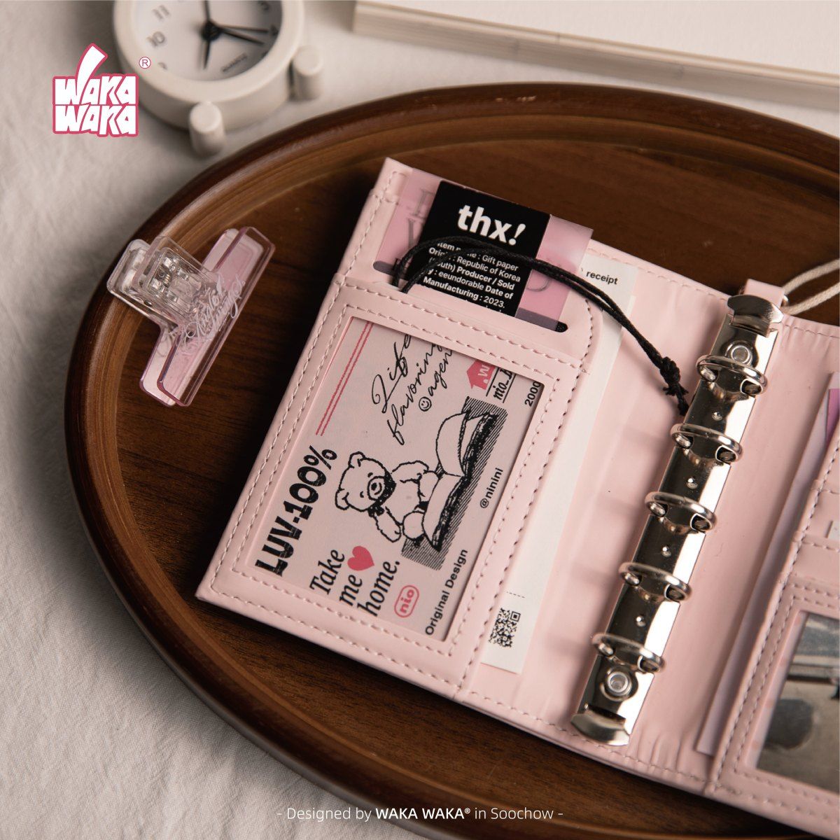 Cute Pink M5 Loose Leaf Hardco - đánh giá và giá Journal Leather Hardcover