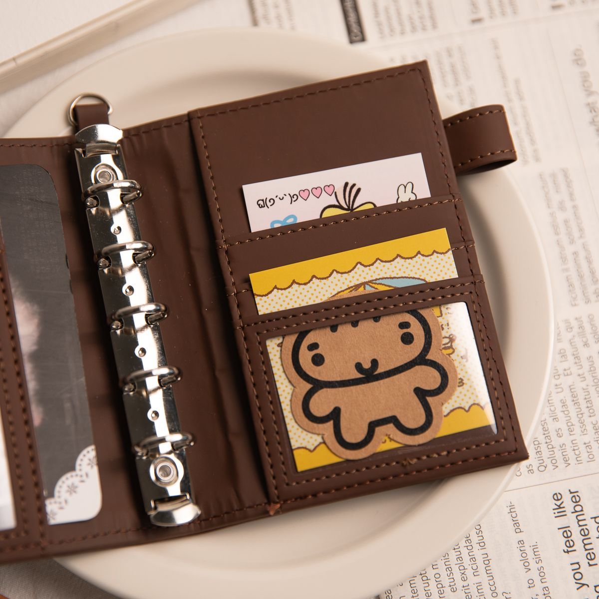 Cute Pink M5 Loose Leaf Hardco - đánh giá và giá Journal Leather Hardcover