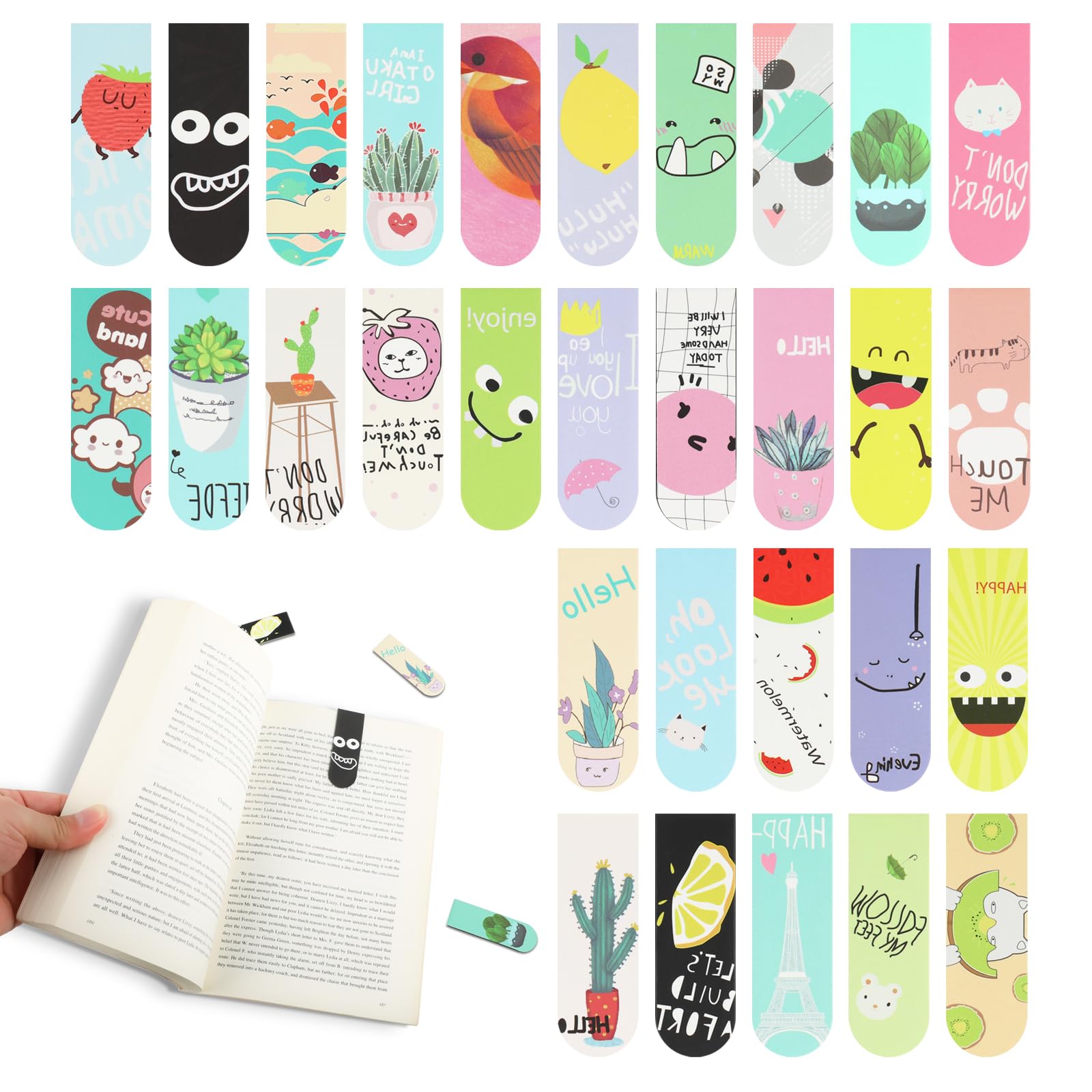 18pcs/30pcs Magnetic Bookmarks - đánh giá và giá Bookmark Magnetic Clip