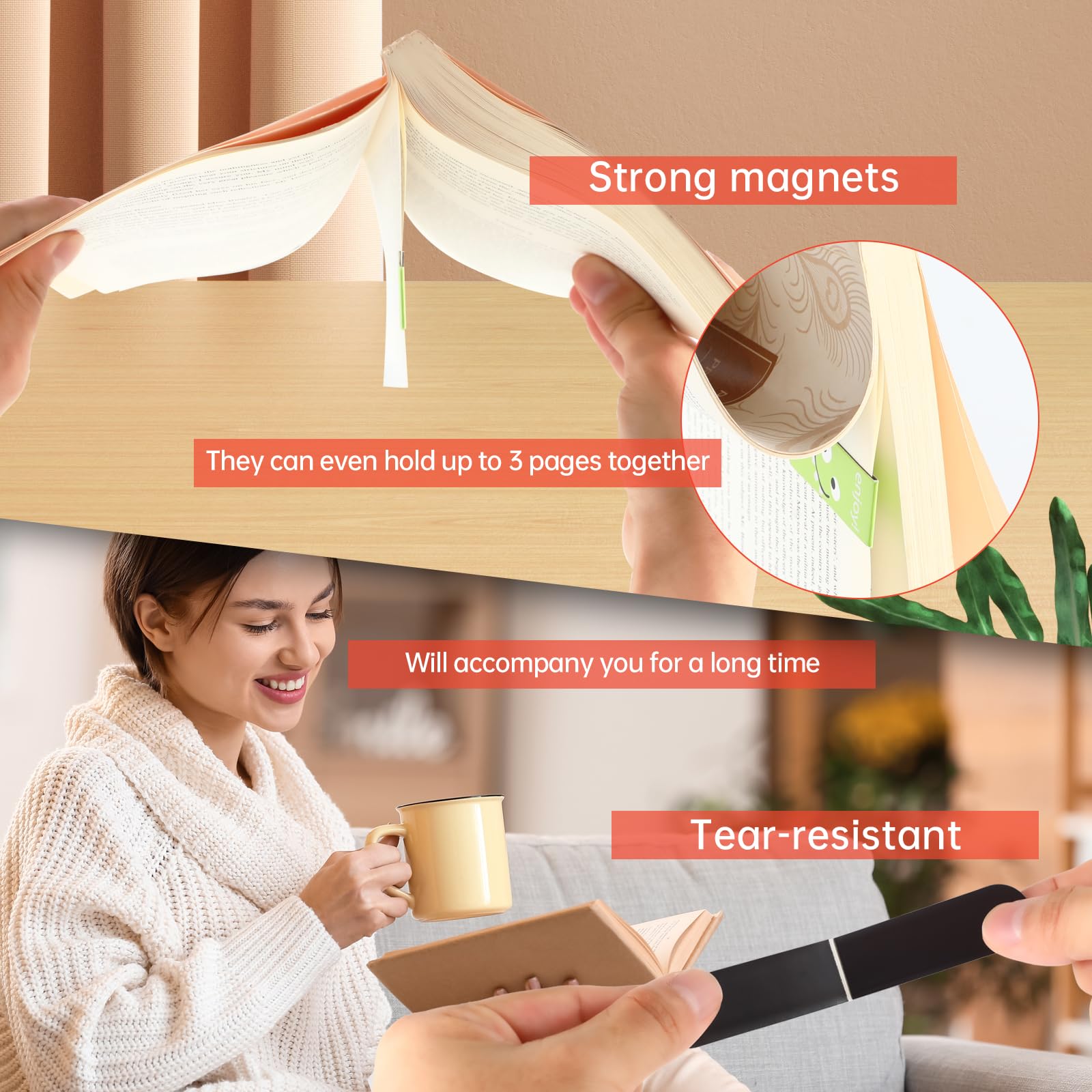 18pcs/30pcs Magnetic Bookmarks - đánh giá và giá Bookmark Magnetic Clip