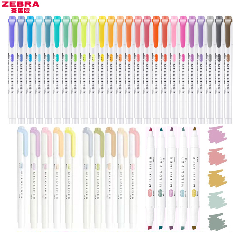 1/3pcs ZEBRA MILDLINER WKT7 Hi - đánh giá và giá Zebra Pen Mildliner