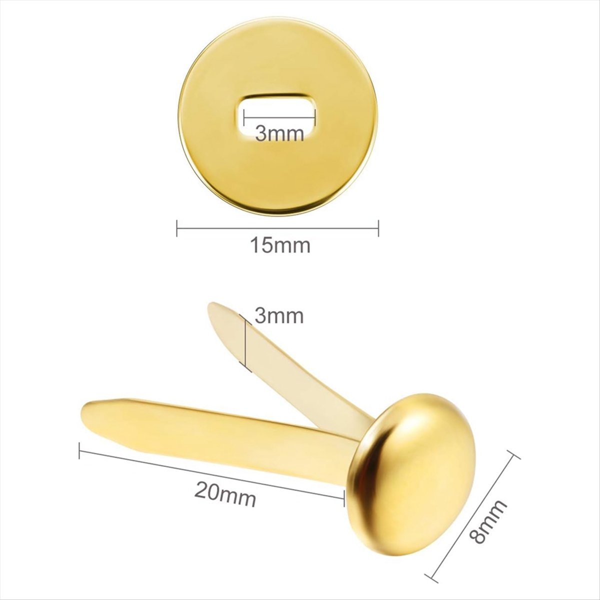 A78I 300 Pieces 3/4 Inch Brass - đánh giá và giá Paper Punch 3 Hole