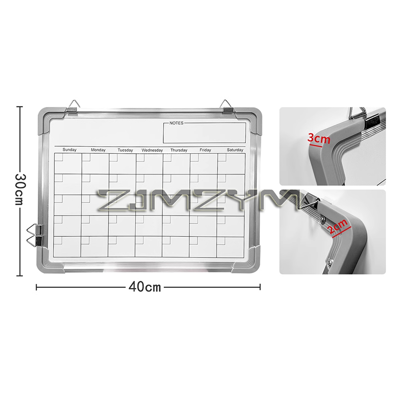 Wall Hanging White Board 40X30 - đánh giá và giá Whiteboard Marker Set
