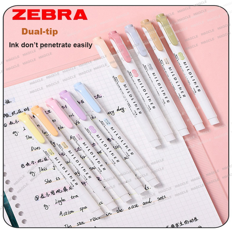 1pcs Zebra WKT7 Mildliner High - đánh giá và giá Zebra Pen Mildliner