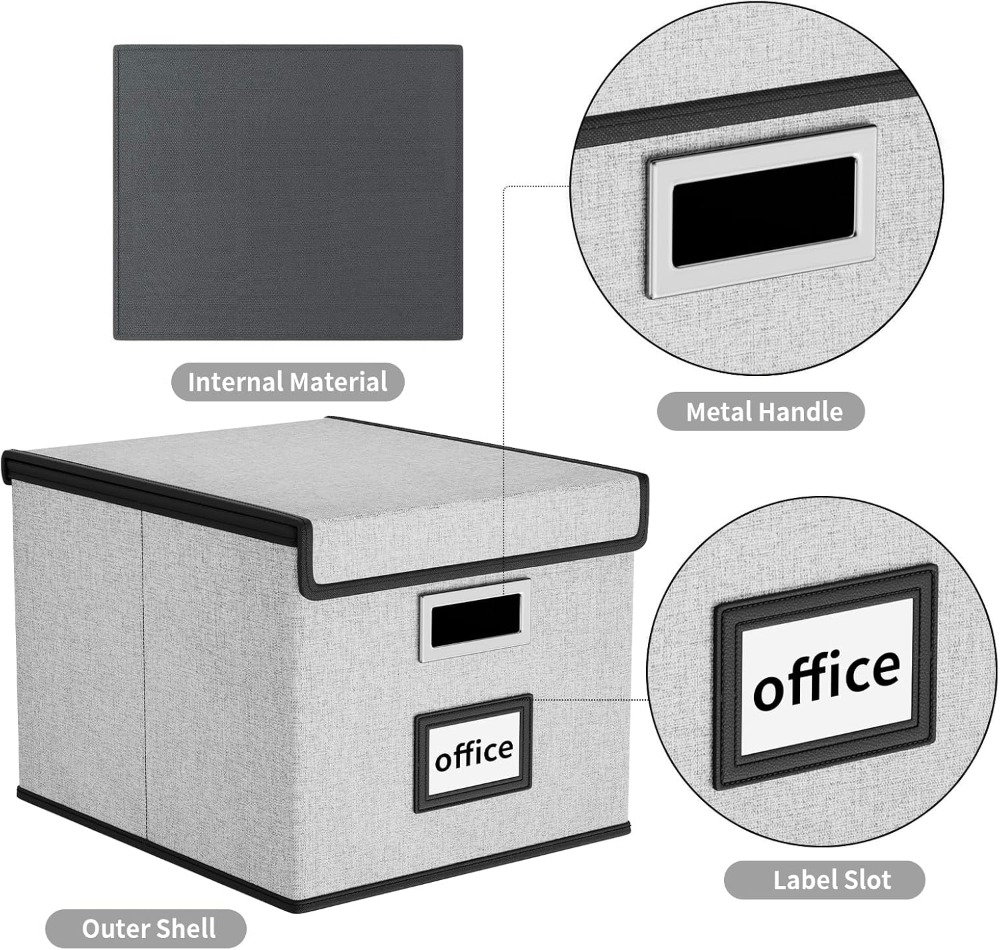Collapsible File Organizer Box - đánh giá và giá File Folder Hanging