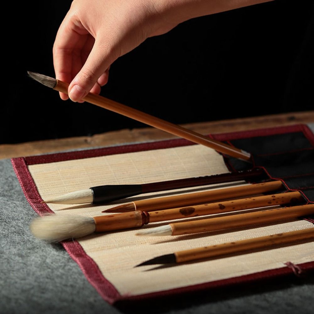 High Quality Bamboo Painting B - đánh giá và giá Pen Pouch Roll