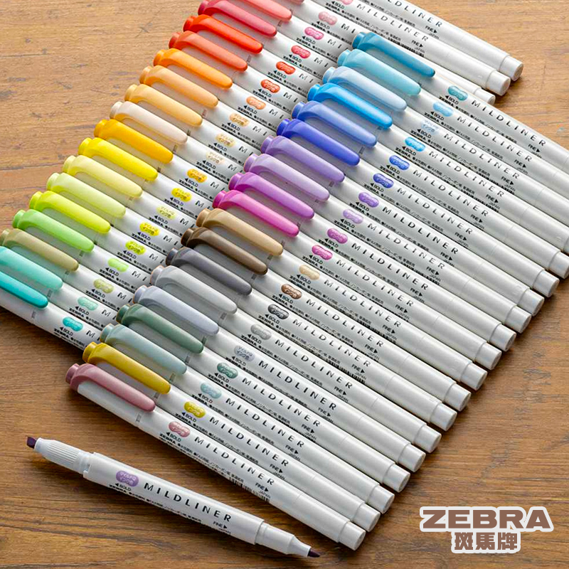 Japan ZEBRA Mildliner Highligh - đánh giá và giá Zebra Pen Mildliner