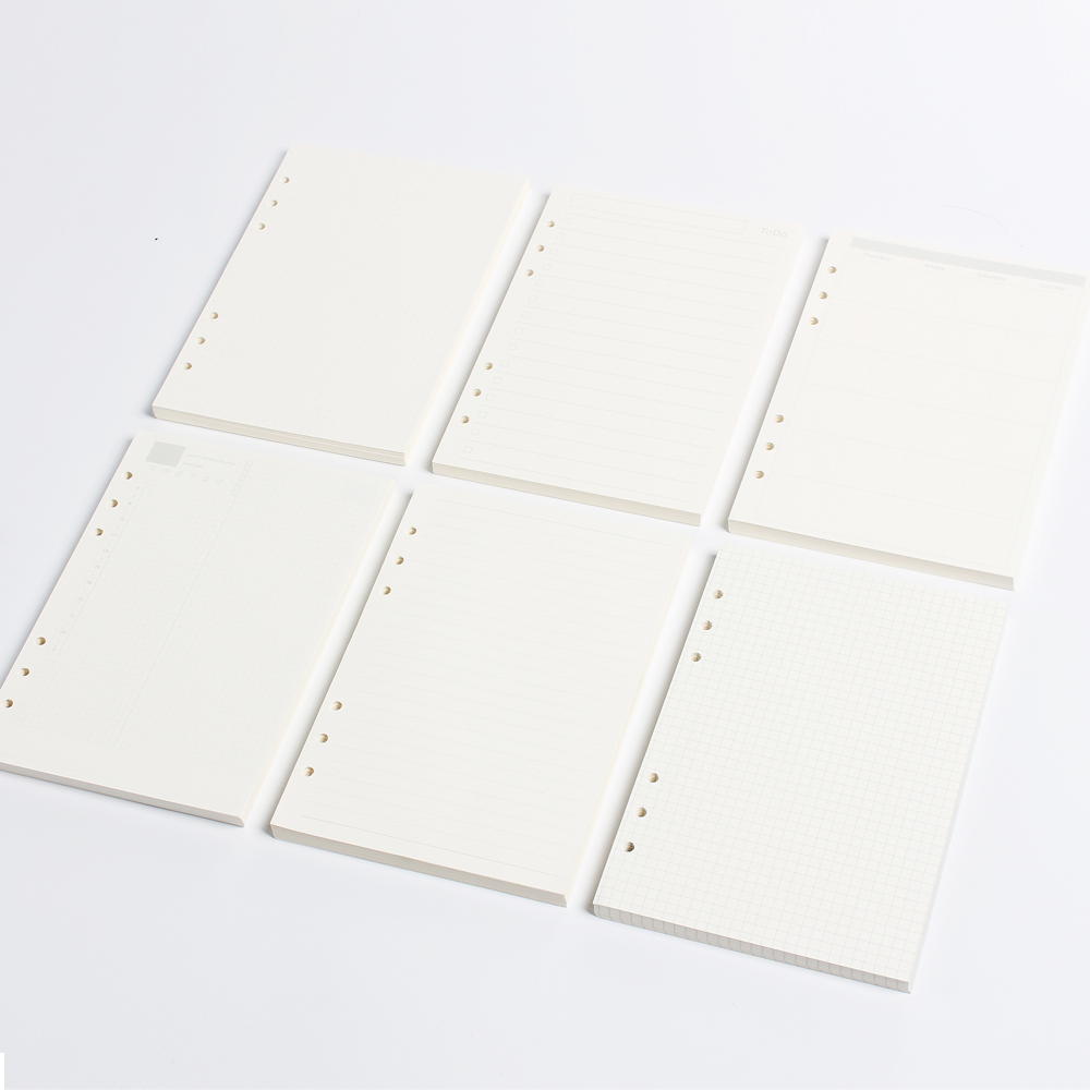 Cổ Điển 6 Lỗ Chất Kết Dính Lap - đánh giá và giá Notebook Dotted A5
