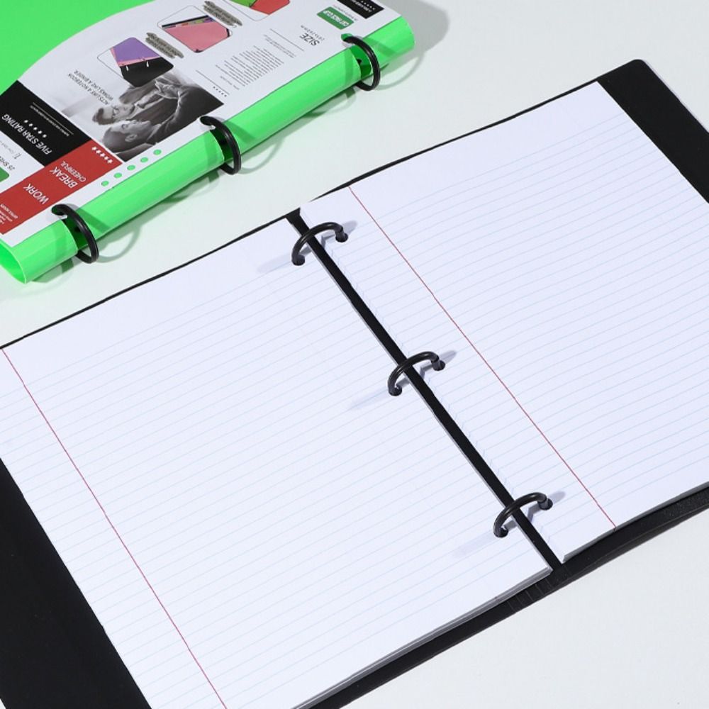 3 Ring Loose-leaf File Folder  - đánh giá và giá Paper Punch 3 Hole
