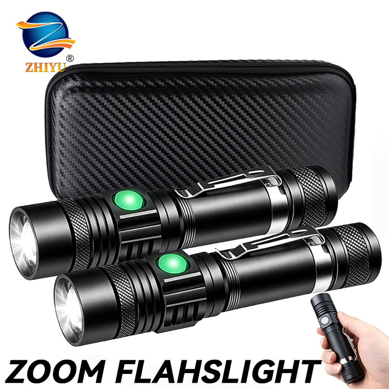 T6 LED Rechargeable Flashlight - đánh giá và giá Stationery Supply