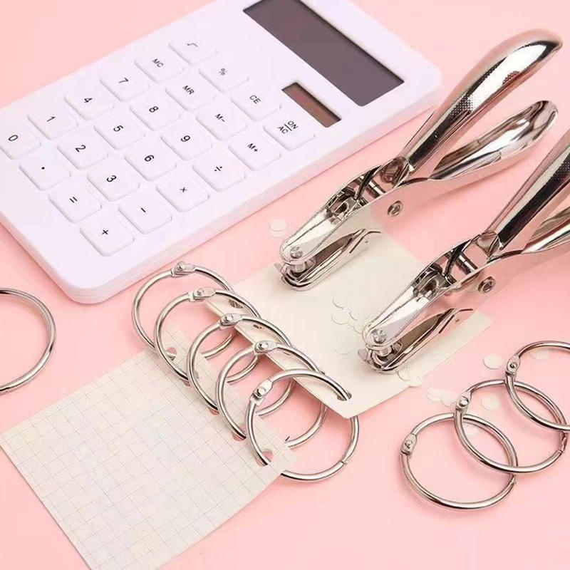 Hand Held Metal Stationery Rou - đánh giá và giá Paper Punch 3 Hole
