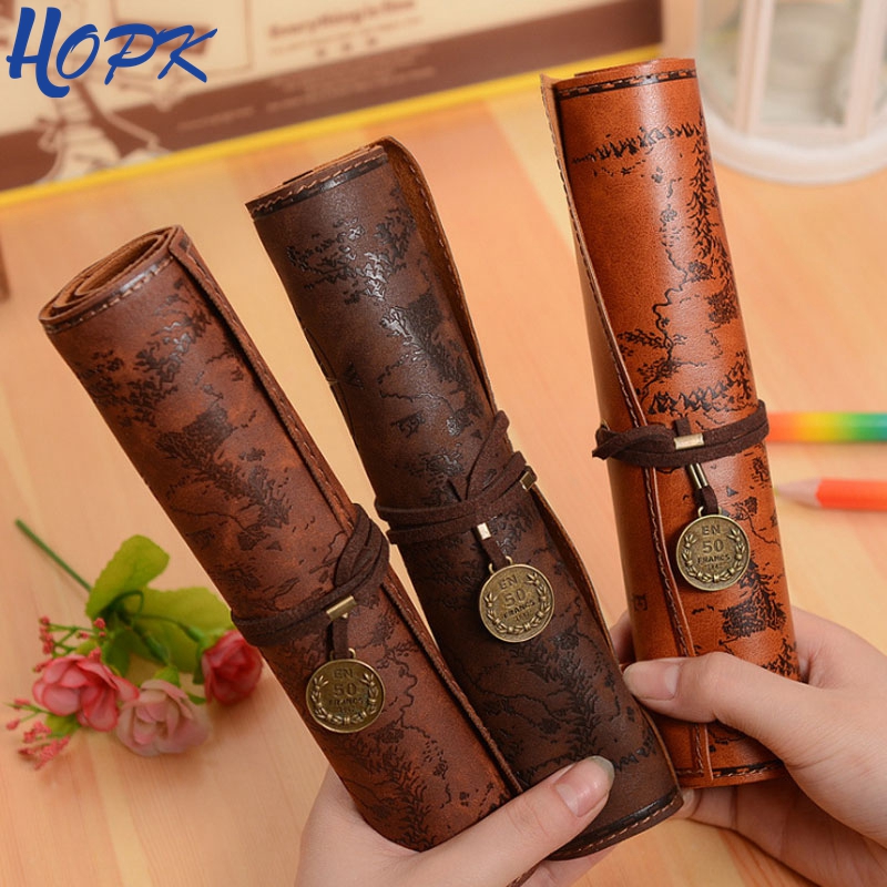 Vintage Retro Bản Đồ Kho Báu B - đánh giá và giá Pen Pouch Roll
