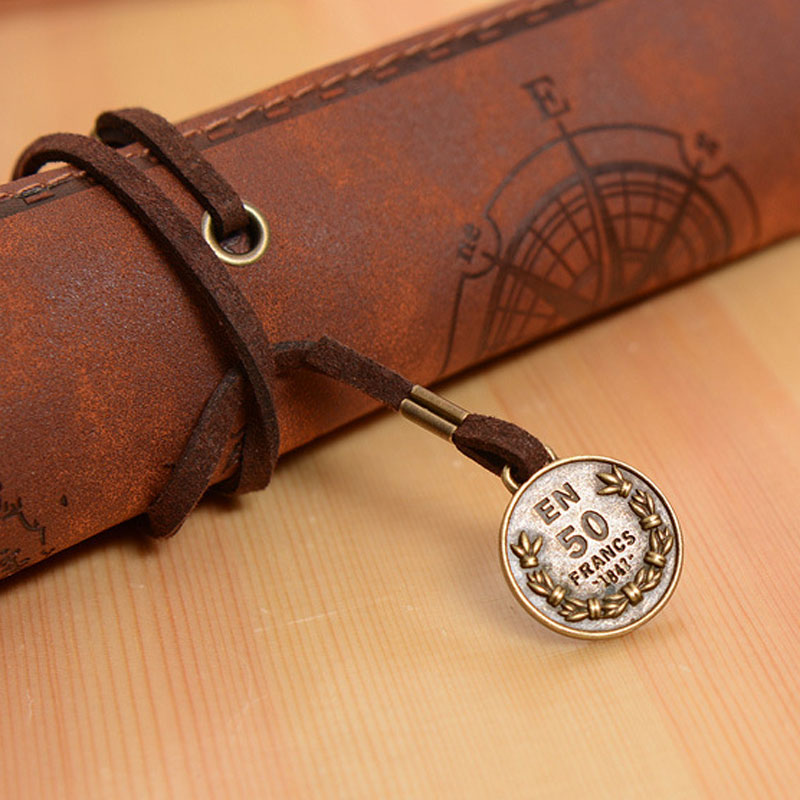 Vintage Retro Bản Đồ Kho Báu B - đánh giá và giá Pen Pouch Roll
