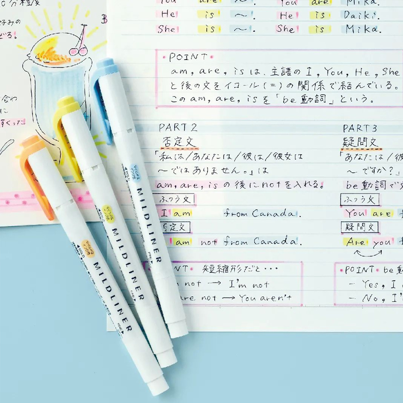 Japan ZEBRA Mildliner Highligh - đánh giá và giá Zebra Pen Mildliner